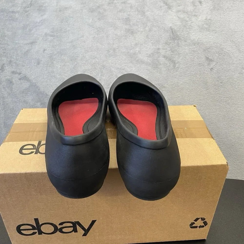 Crocs Lina Iconic Comfort Ballet Flats Womens 10 Black Lightweight Dress Shoes
